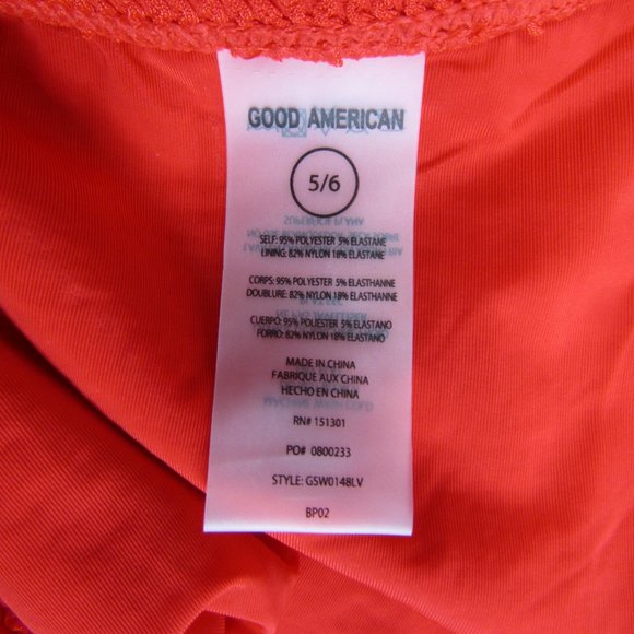 Good American NEW Womens 2XL Red Better Bikini Bottom Swim Beach Summer - Picture 10 of 10